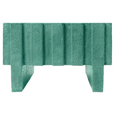 Pre-owned Bitossi Merlate Green Ceramic Coffee Table By Patricia Urquiola