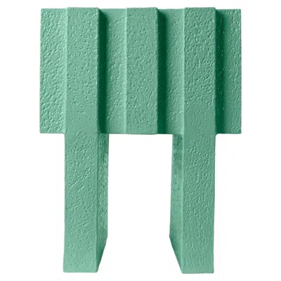 Pre-owned Bitossi Merlate Green Ceramic Night Table By Patricia Urquiola