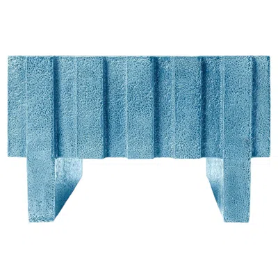 Pre-owned Bitossi Merlate Light Blue Ceramic Coffee Table By Patricia Urquiola