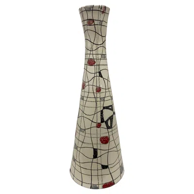 Pre-owned Bitossi Mid Century Modern Vase By  Italy In Brown