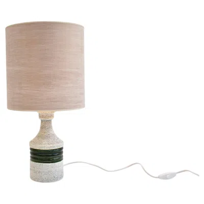 Pre-owned Bitossi Mid-century Ceramic Table Lamp By  For Bergbom In Sand