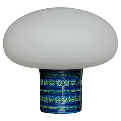 Pre-owned Bitossi Mid-century Italian Modern Ceramic Pottery Table Lamp In Transparent