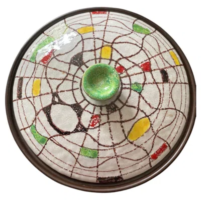 Pre-owned Bitossi Mid-century Modern  Ceramic Bowl, Italy, 1960s In Sand