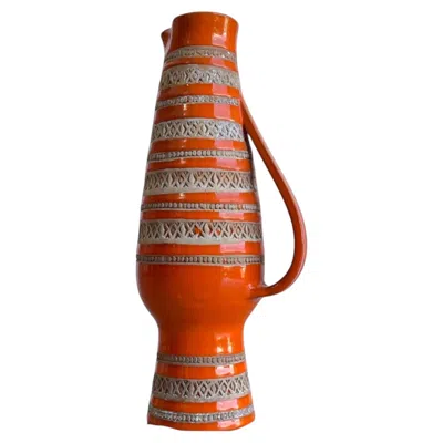 Pre-owned Bitossi Mid-century Modern  Italian Ceramic Water Jug, 1960s In Brown