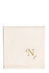 Bitossi 'n' Letter Napkin In White