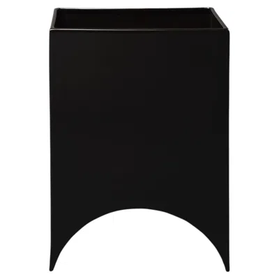Pre-owned Bitossi Onda No.4 Black Ceramic Vase By Muller Van Severen