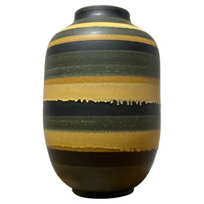 Pre-owned Bitossi Oversized  Vase, Alvino Bagni, Signed In Black