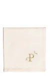 Bitossi 'p' Napkin In White
