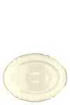 Bitossi 'parisienne' Oval Tray ⌀ 34 Cm In White