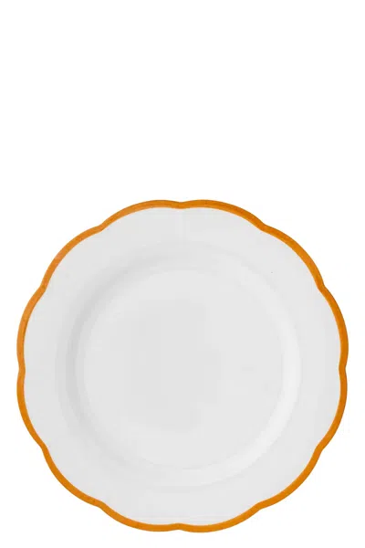 Bitossi 'petalo' Dinner Plate ⌀ 27,5 Cm In Orange