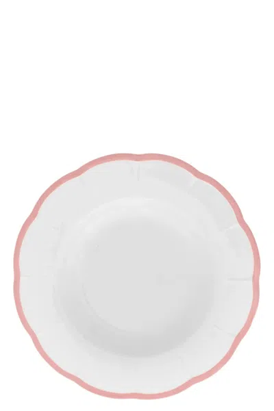 Bitossi 'petalo' Soup Plate ⌀ 22,8 Cm In Pink