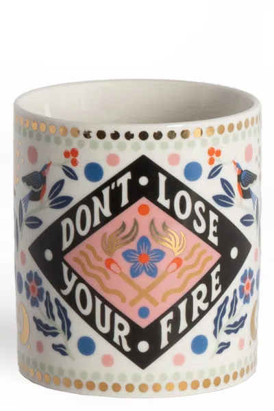 Bitossi Porcelain 'don't Lose Your Fire' Mug In Multi