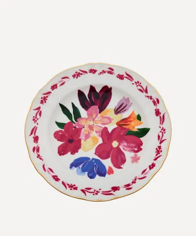 Bitossi Porpora Bouquet Fruit Plate In Multi