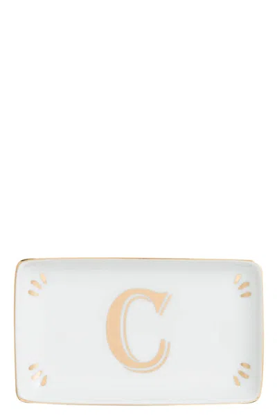 Bitossi Rectangular Letter 'c' Valet Tray