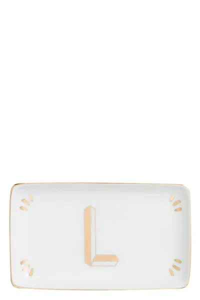 Bitossi Rectangular Letter 'l' Valet Tray