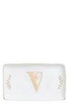 Bitossi Rectangular Letter 'v' Valet Tray