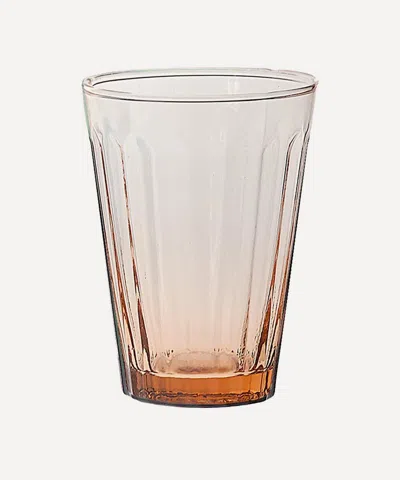 Bitossi Ridged Water Glasses Set Of Six In Transparent
