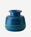 Bitossi Rimini Blu Ceramic Small Vase