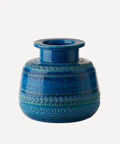 Bitossi Rimini Blu Ceramic Small Vase
