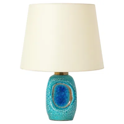Pre-owned Bitossi Rimini Fused Glass & Ceramic Lamp, Italy 1950's In Sand