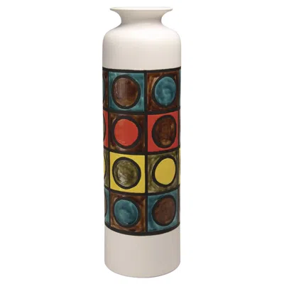 Pre-owned Bitossi Ring Vase By Aldo Londi In Black