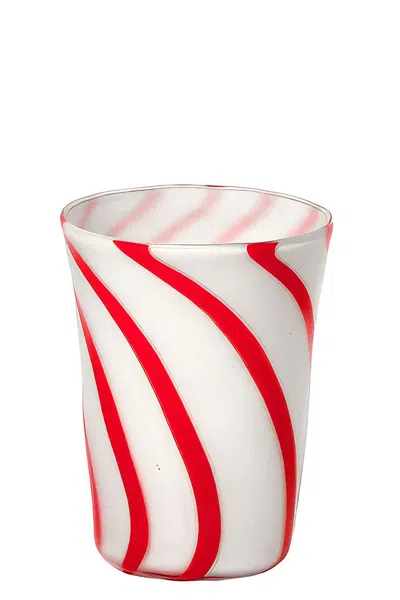 Bitossi Set Of 2 Glasses In Red