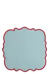 Bitossi Set Of 2 Napkins With Scalloped Edge In Multi