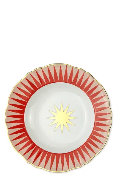 Bitossi Soup Plate 'baleno' ⌀ 23 Cm In Multi
