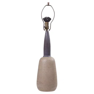 Pre-owned Bitossi Style Mid Century Ceramic Lamp In Transparent
