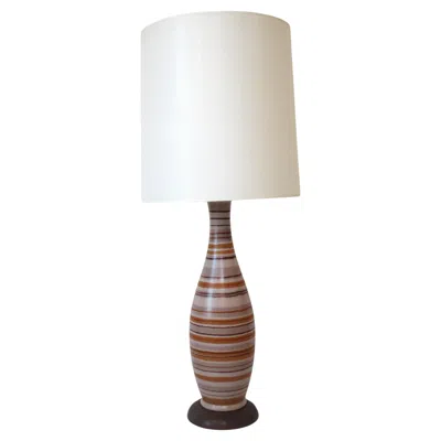 Pre-owned Bitossi Styled Midcentury Table Lamp In Transparent
