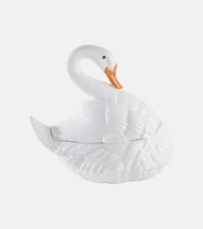 Bitossi Swan Ceramic Soup Tureen