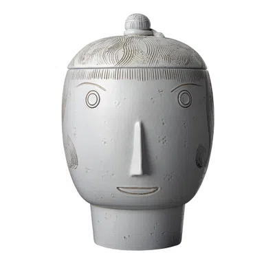 Pre-owned Bitossi ''sweet Box'' Anthropomorphic Sculpture By Aldo Londi In Transparent