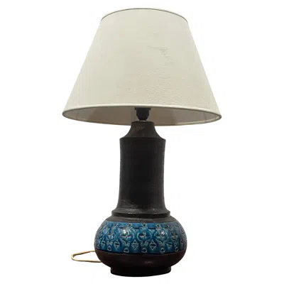 Pre-owned Bitossi Table Lamp By Aldo Londi For  Ceramiche, 1970s In Sand