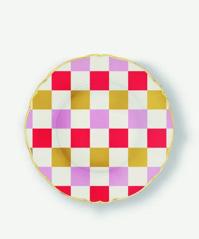 Bitossi Torre Round Platter In Multi