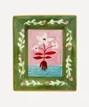 Bitossi White Flowers Empty Pockets Porcelain Tray In Multi