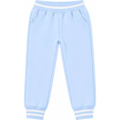 Bits & Bows Adult Varsity Sweatpants In Blue