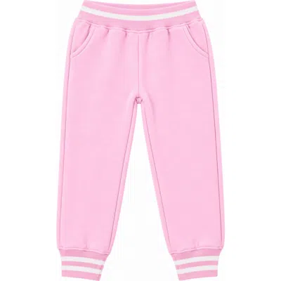 Bits & Bows Adult Varsity Sweatpants In Pink