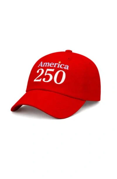 Bits & Bows America 250th Baseball Hat In Red