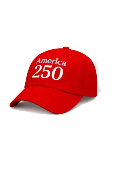 Bits & Bows Babies'  America 250th Bow Baseball Hat In Red