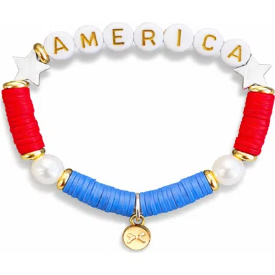 Bits & Bows Kids'  America Bracelet In Multi