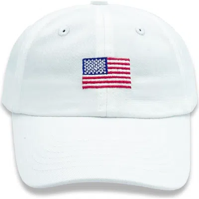 BITS & BOWS BITS & BOWS AMERICAN FLAG USA TWILL BASEBALL HAT