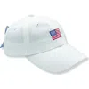 Bits & Bows American Flag Usa Twill Bow Baseball Hat In Blue