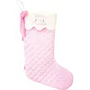 Bits & Bows Baby's 1st Christmas Stocking In Pink