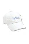 Bits & Bows Baseball Hat In White