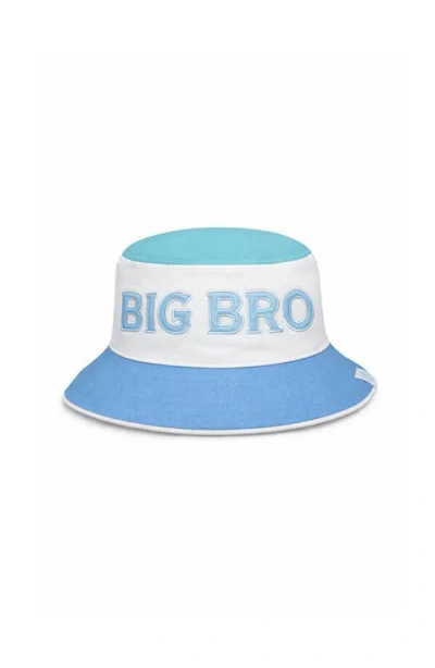 Bits & Bows Kids'  Big Bro Bucket Hat In Blue