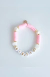 Bits & Bows Big Sis Girls' Bracelet In Pink