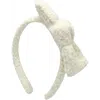 Bits & Bows Boucle Girls' Bow Headband In White