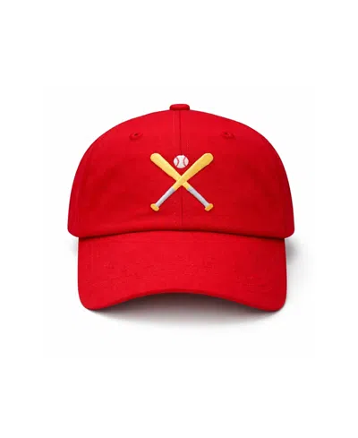 Bits & Bows Kids' Boys' Baseball Bats Baseball Hat In Red