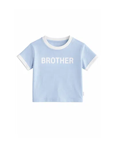 Bits & Bows Boys' Brother Crewneck Tee - Baby, Little Kid, Big Kid In Blue