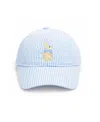 Bits & Bows Bunny Baseball Hat In Blue